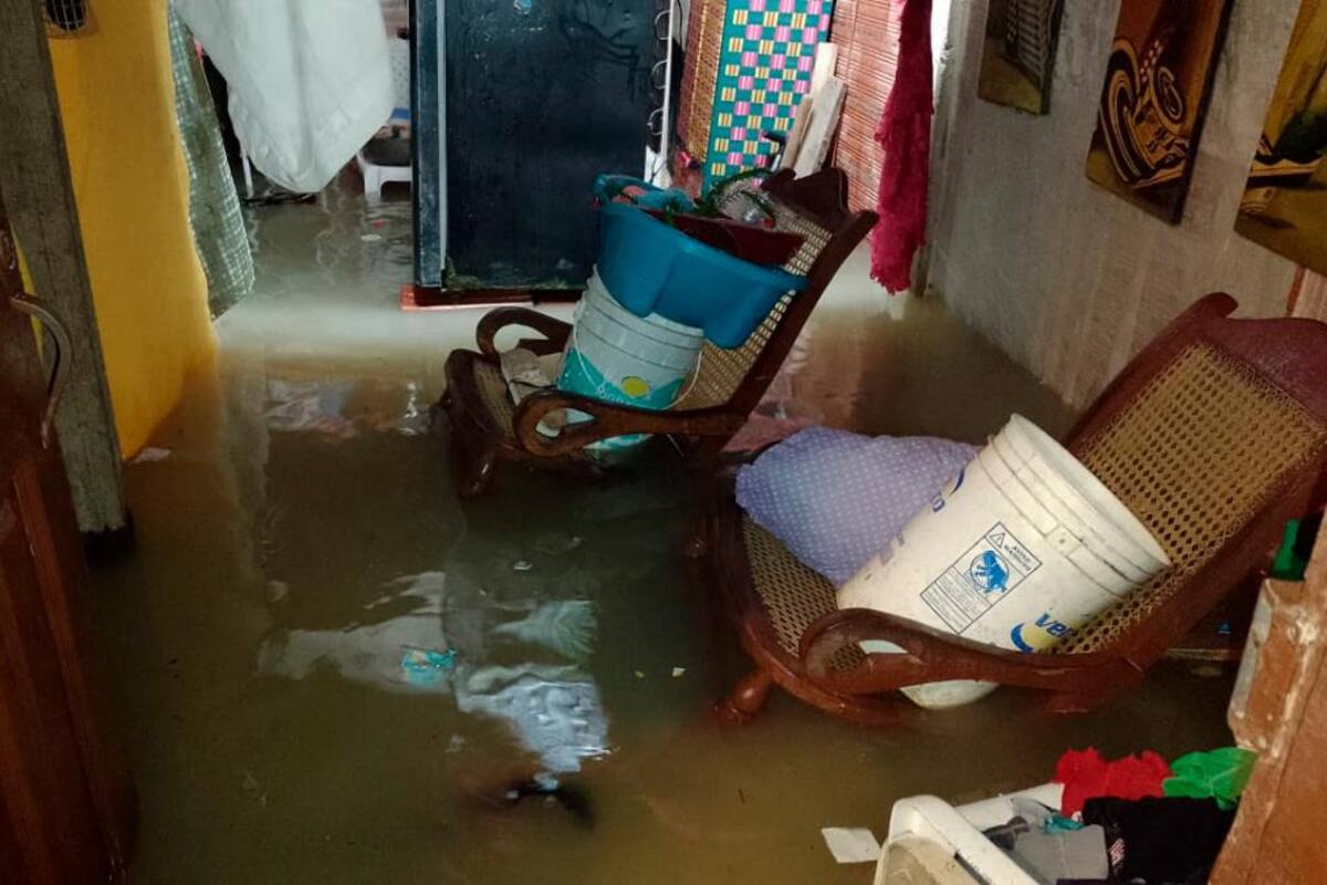 Video: ¡Qué aguacero! Punta Canoa lanza SOS por inundaciones