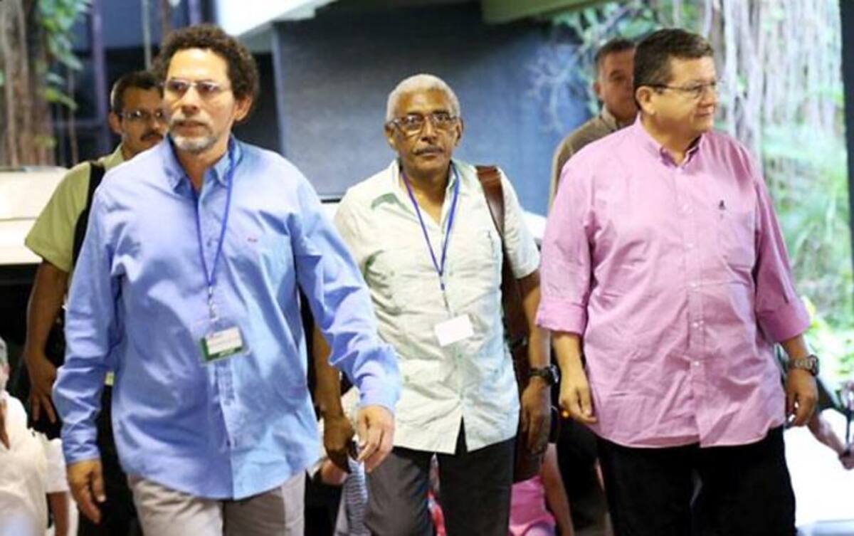 Delegación de las Farc en La Habana. COLPRENSA