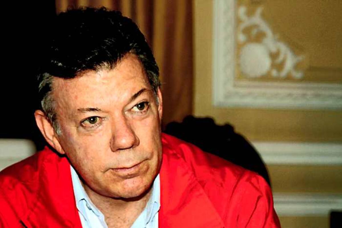 Juan Manuel Santos, presidente de Colombia. COLPRENSA