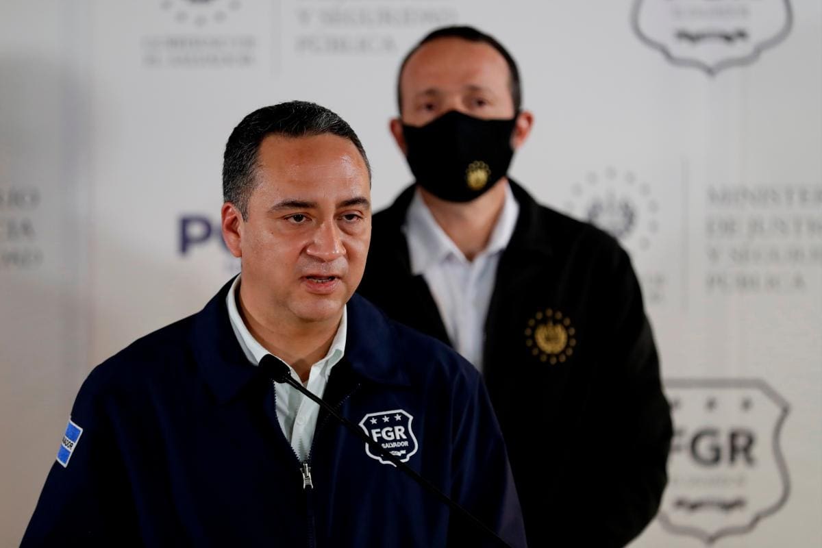 El fiscal genera de El Salvador, Rodolfo Delgado.//Foto: Efe