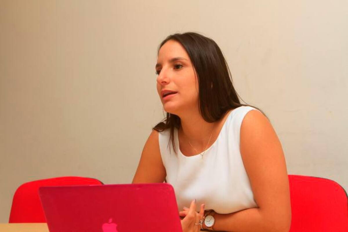 Angélica Salas, gerente de Camacol Bolívar. // El Universal