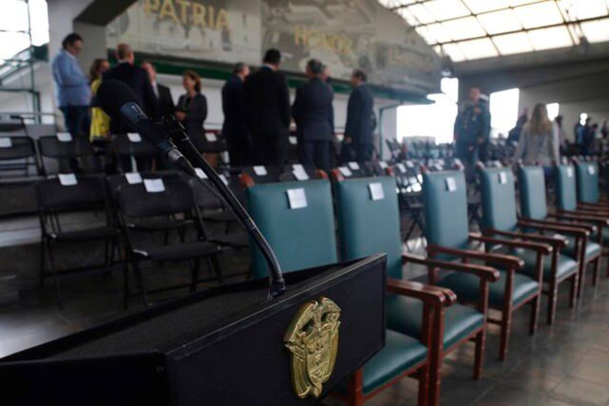 Presidente Petro no llegó a la presentación de la nueva Cúpula Militar
