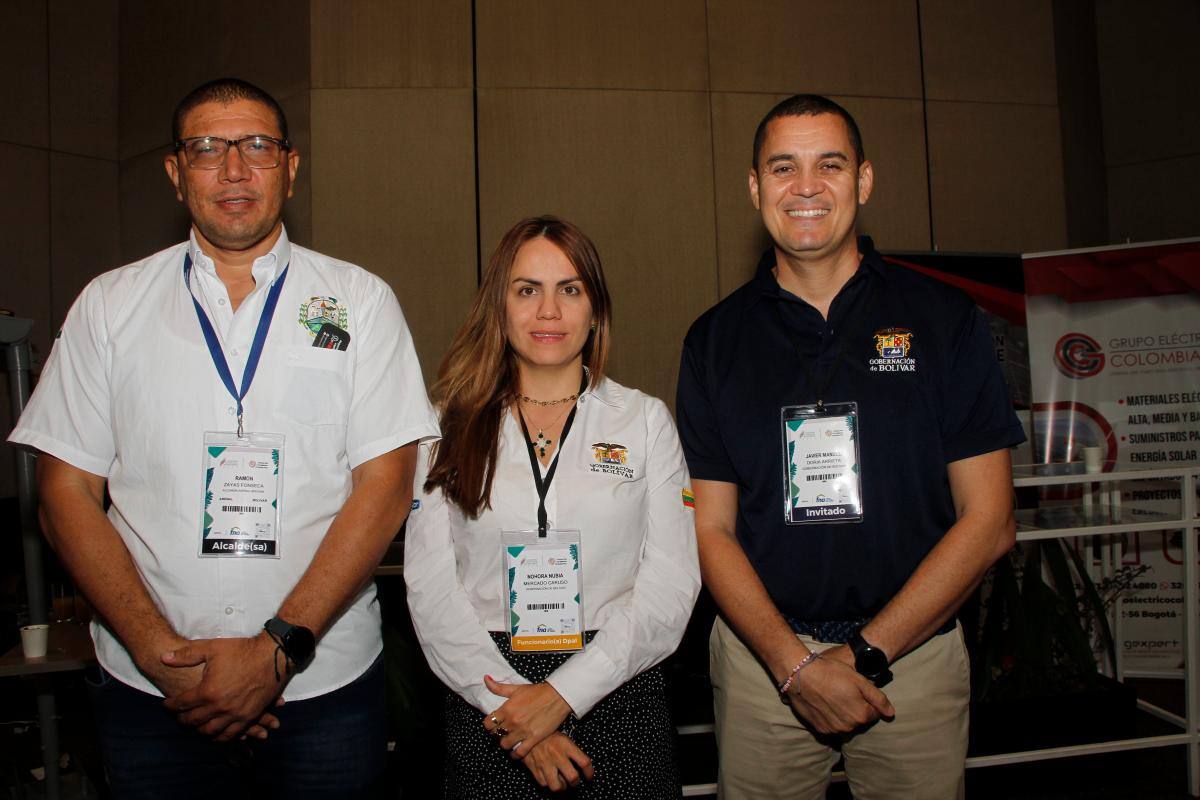 Ramón Zayas, Nohora Mercado y Javier Doria.