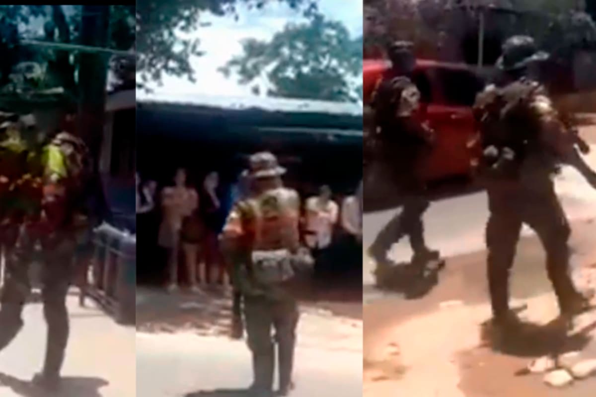 Video: Disidencias de las Farc patrullaron y hasta requisaron en Arauca