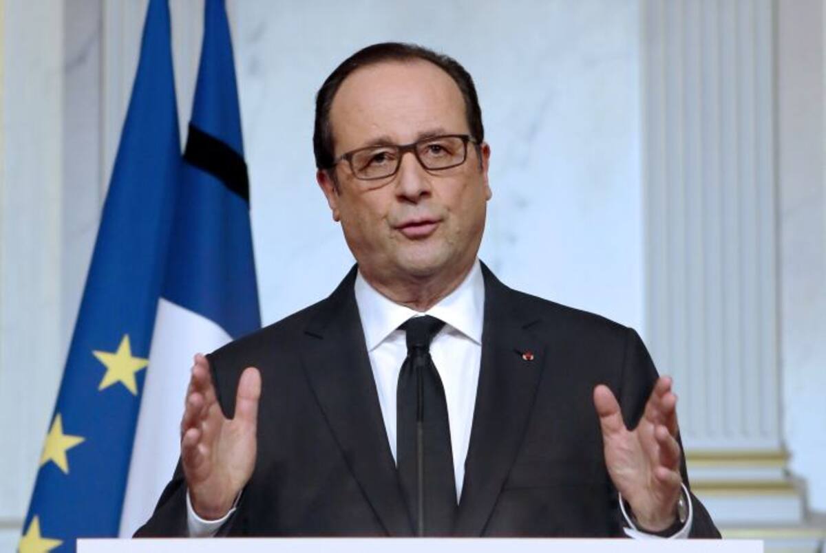 Francois Hollande, presidente de Francia. AFP REMY DE LA MAUVINIERE