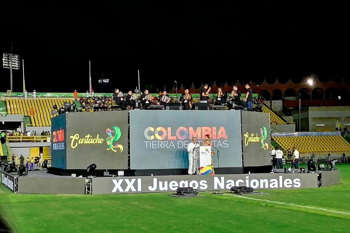 Así se vive la inauguración de los Juegos Nacionales