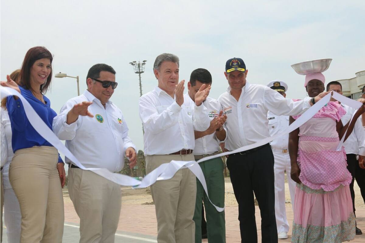 Apertura oficial del Anillo Vial Malecón de Crespo. Cristian Agamez - El Universal
