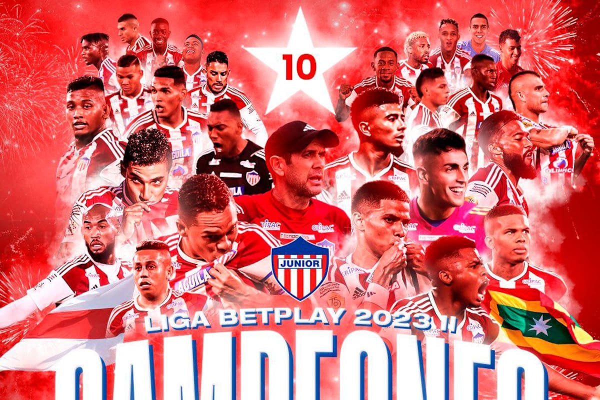 Atención: Junior de Barranquilla es el nuevo campeón de la Liga