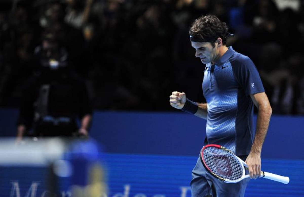 Roger Federer ganó y puede clasificarse a semifinales. AFP GLYN KIRK