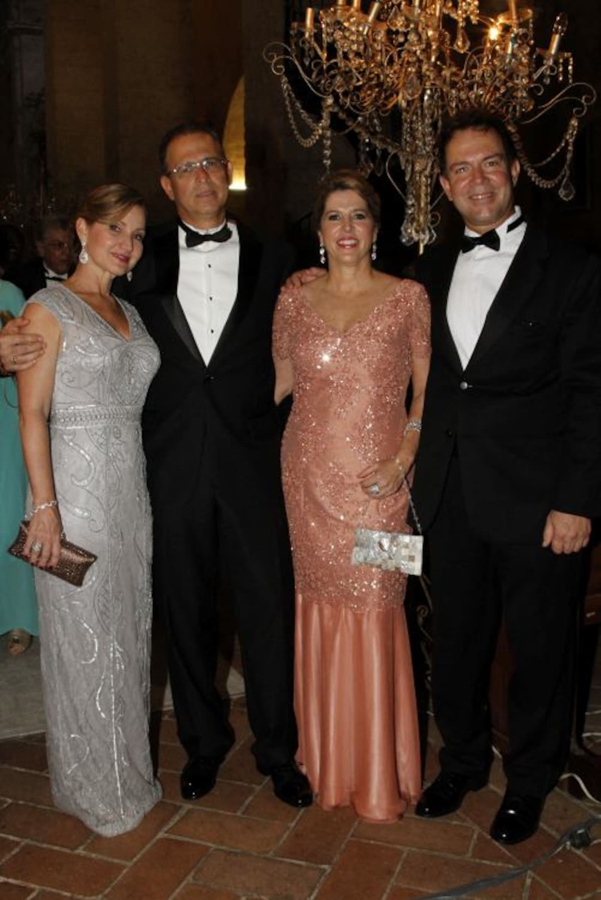Silvana de Galvis, Gabriel Galvis, Cristina Galvis y José Luis Sánchez.