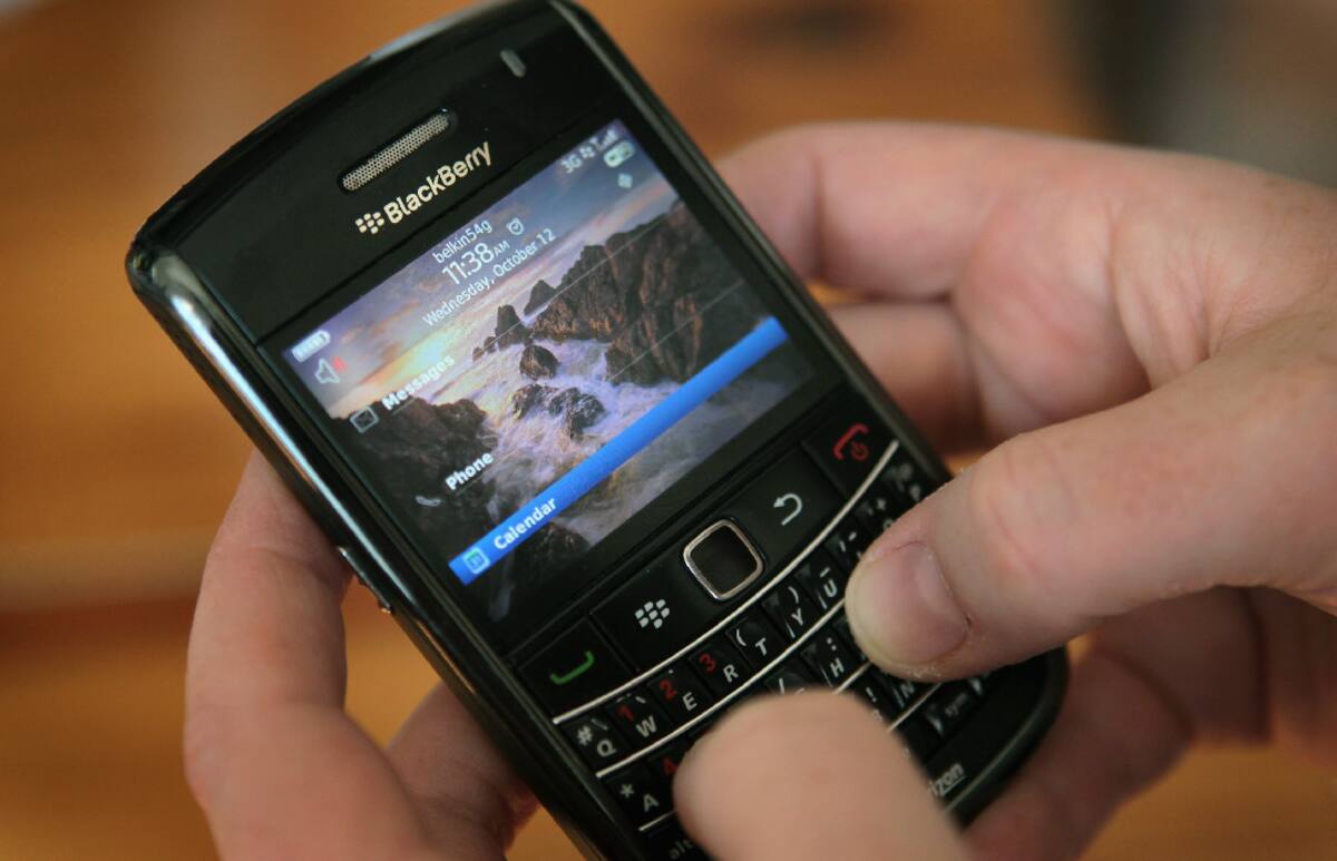 La aplicación se encuentra disponible para teléfonos BlackBerry, Android, OS Windows Phone y Apple. AFP SCOTT OLSON