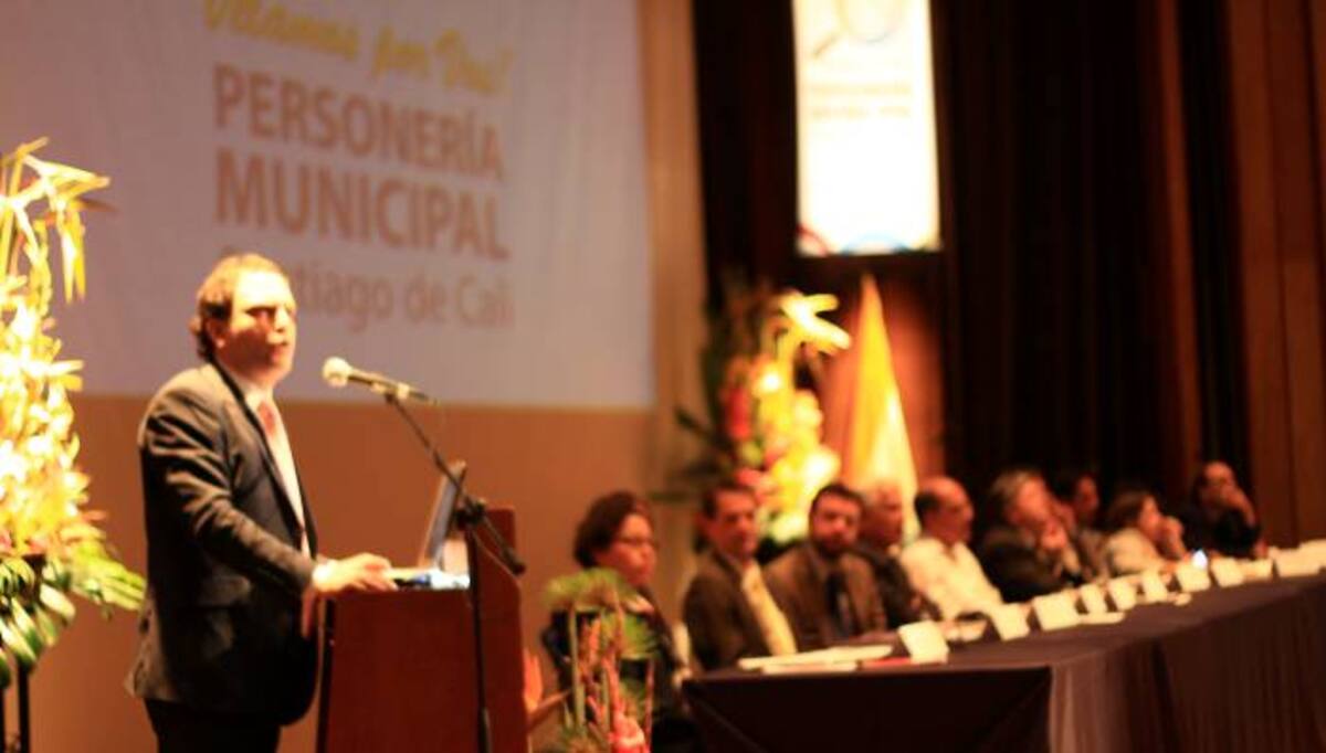 Andrés Santamaría, personero de Cali fue elegido como el nuevo presidente de la Federación Nacional de Personeros. COLPRENSA
