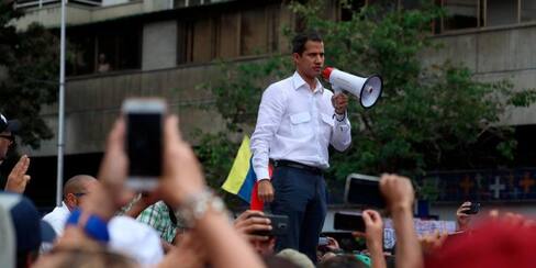 Guaidó anuncia gira y gran manifestación para reclamar el poder en Venezuela