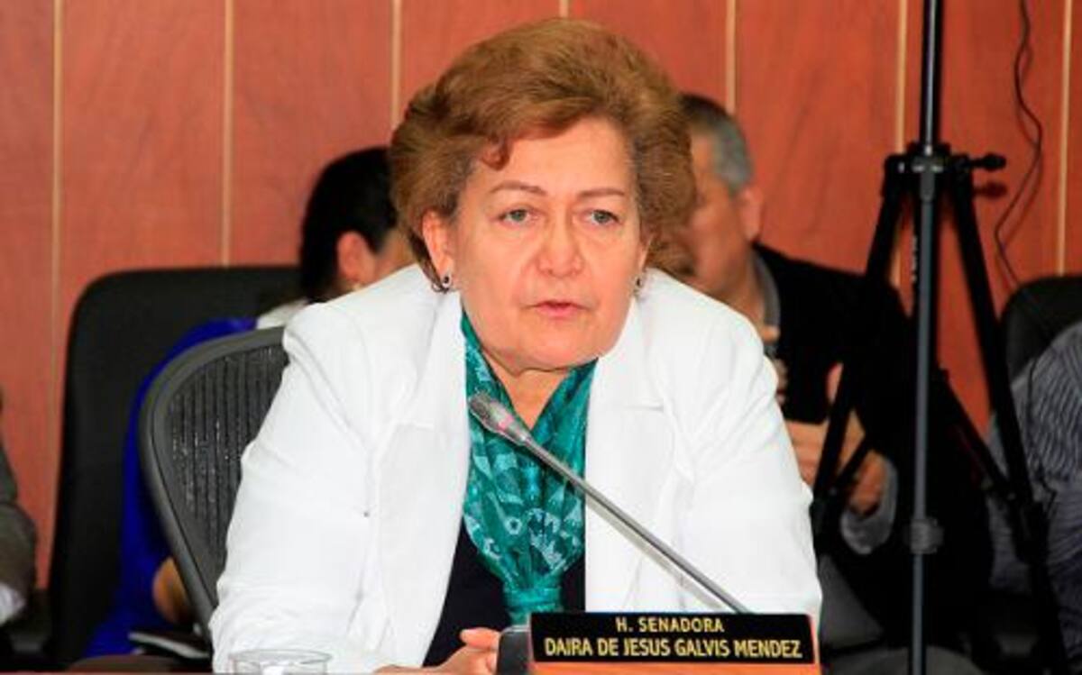 Daira Galvis, senadora.