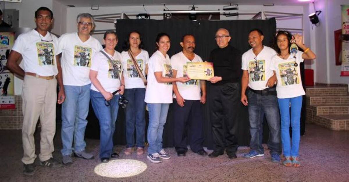 En la apertura del Festival Nacional de Títeres en Cartagena. cortesía