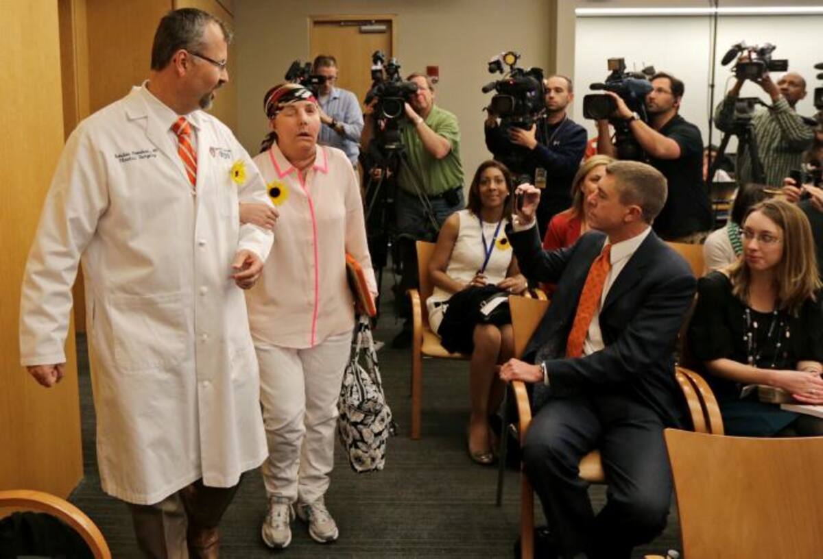 Médicos que realizaron el trasplante AP