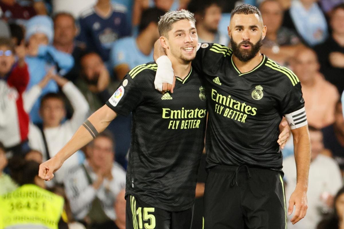 Sin Casemiro, Real Madrid goleó al Celta de Vigo en liga española
