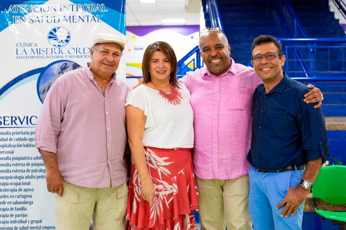 Ricardo Haydar, Candelaria Rambal, Amaury García y Alfredo Sumosa.