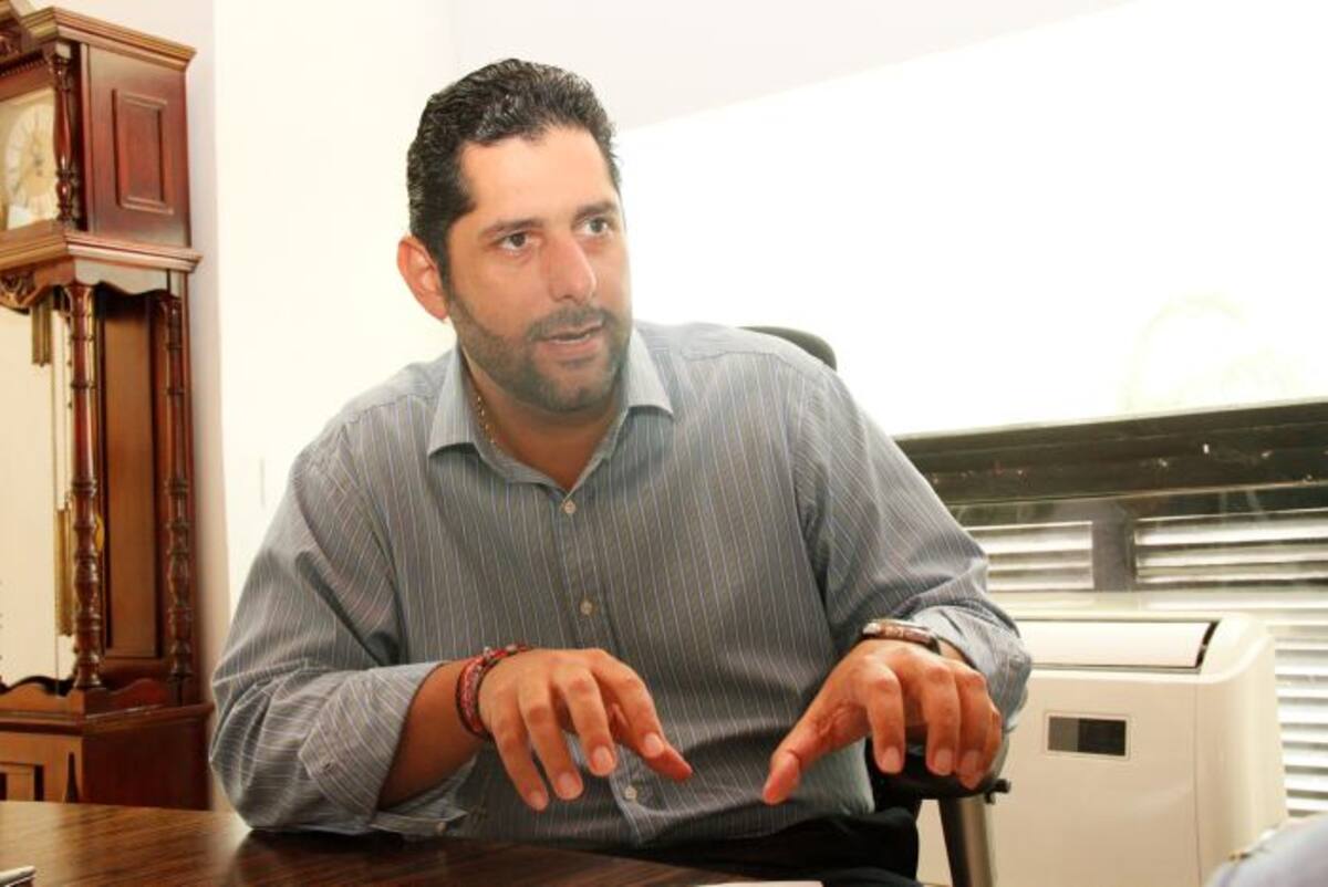 Alcalde de Cartagena, Dionisio Vélez Trujillo. // ZENIA VALDELAMAR-EL UNIVERSAL