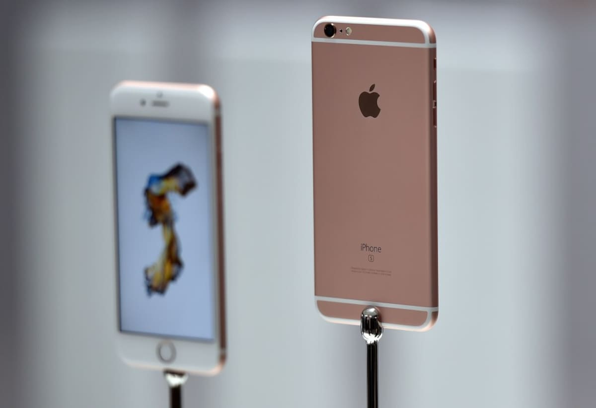 El nuevo iPhone 6S. AFP Josh Edelson