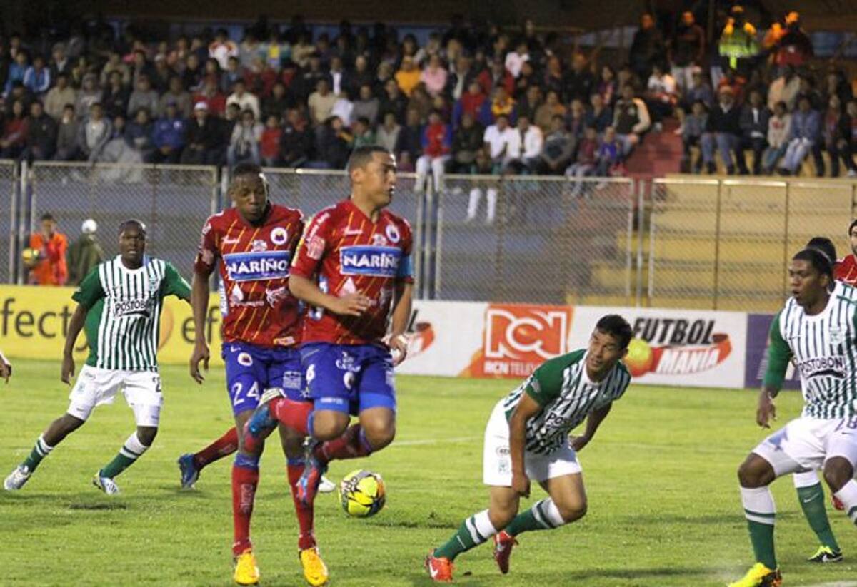 Con un gol en el último minuto, Nacional se robó un punto del Galeras y empató 1-1 con el Pasto. COLPRENSA