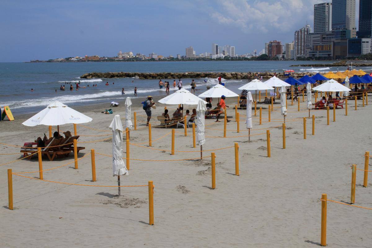 Las cinco quejas más frecuentes sobre las playas bioseguras en Cartagena
