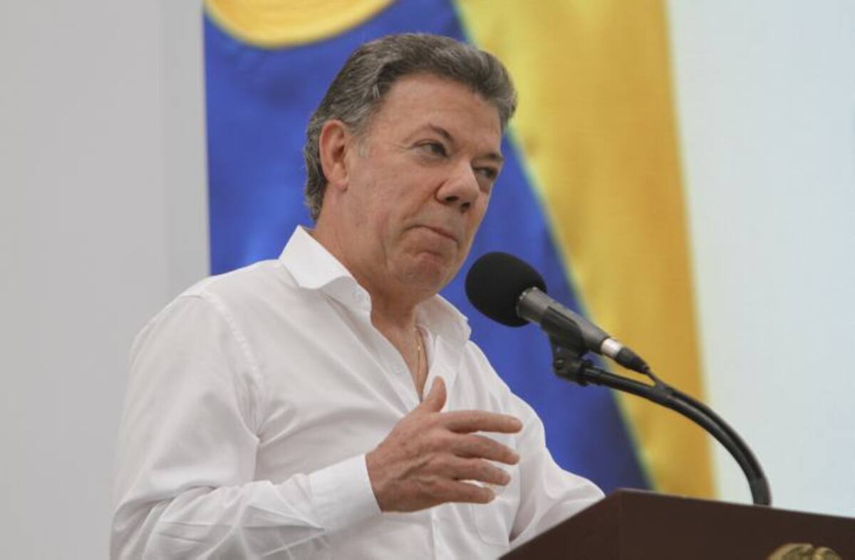 Juan Manuel Santos, presidente de la República. Julio castaño El Universal
