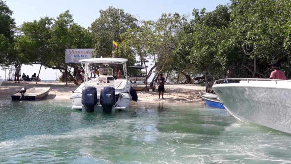 Los hechos se registraron en la playa Agua Azul, ubicadas en las Islas del Rosario. Cortesía