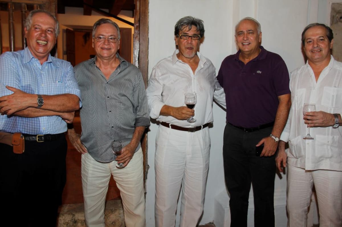 Andrés Rodríguez, Rafael Martínez, Gabriel Rodríguez, Benny Schuster y Pedro Covo.