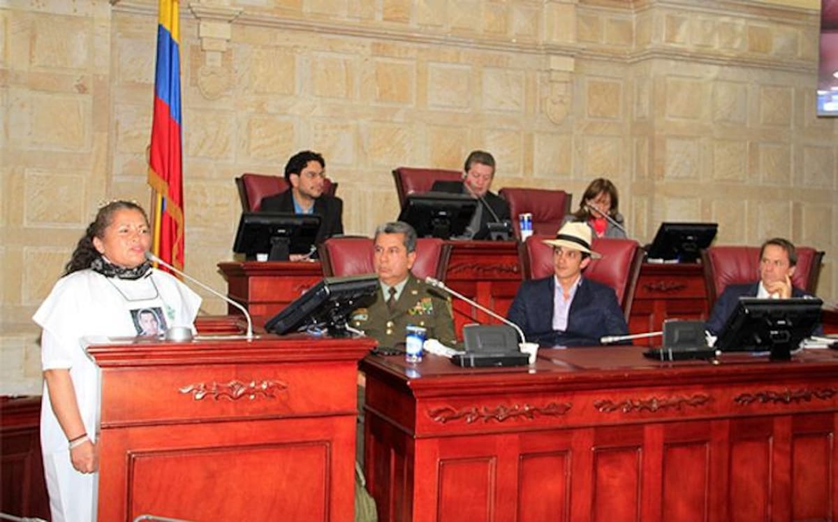 Movimientos de víctimas también participaron en la audiencia citada por el Polo Democrático. CORTESÍA