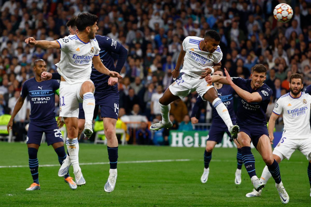 Imágenes del juego de vuelta entre Real Madrid y Manchester City, por la semifinal de la Champions League.