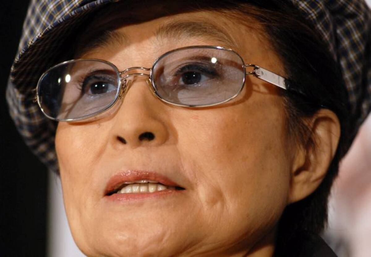 Yoko Ono, artista japonesa. AP