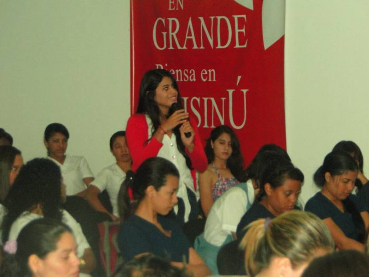 Foro sobre la violencia d egénero en la Universidad del Sinú. CORTESÍA