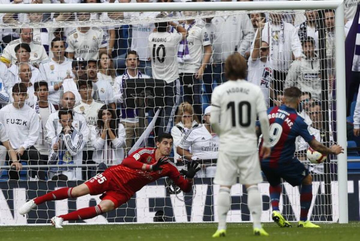 El Real Madrid estableció el récord de 480 minutos consecutivos sin marcar. EFE.