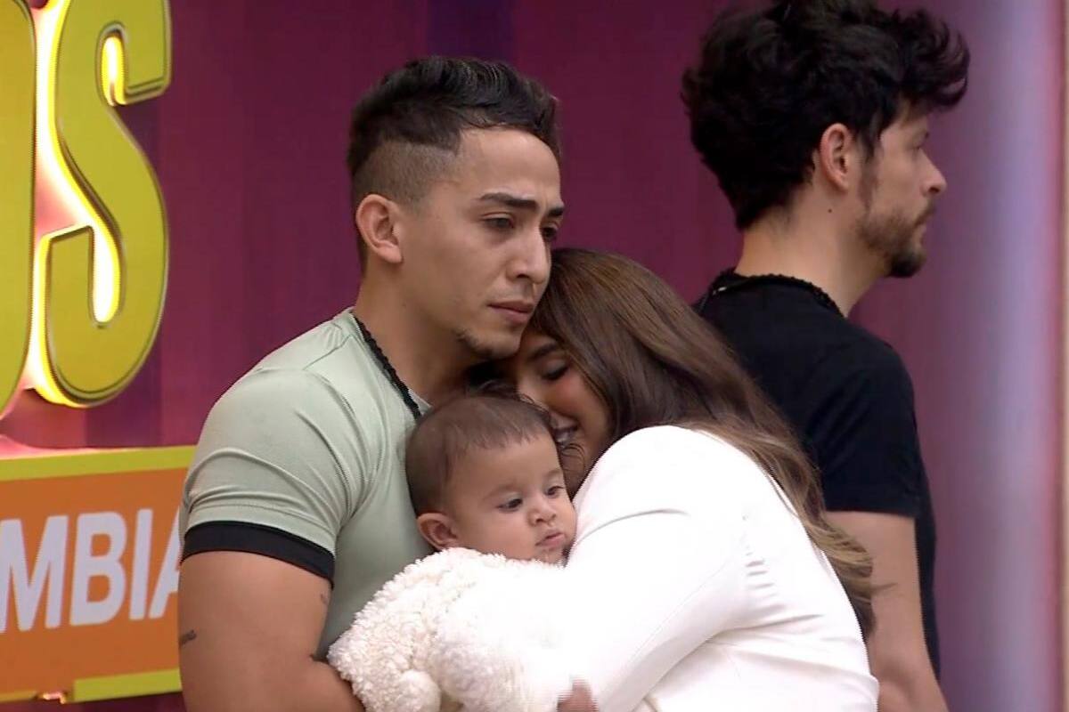 Video: el cartagenero Alfredo Redes recibió la visita de su esposa y su hijo