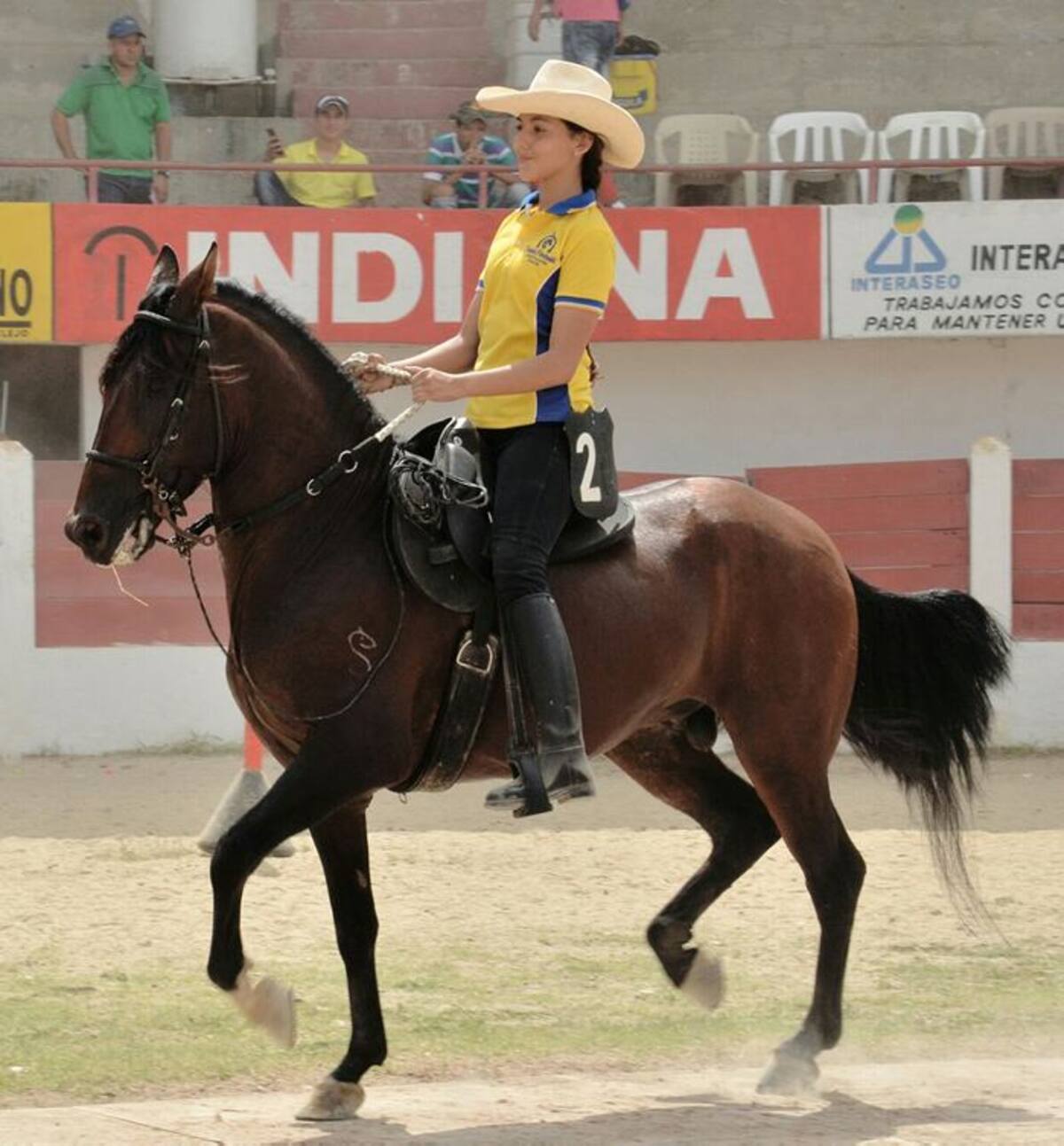 Luna del Mar Piedrahita, ganadora de la medalla de oro en la categoría Amazonas Junior (12-14 años). Cortesía.