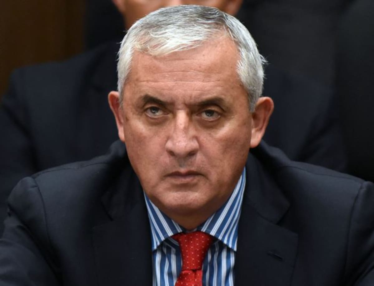 Otto Pérez, expresidente de Guatemala. AFP JOHAN ORDONEZ