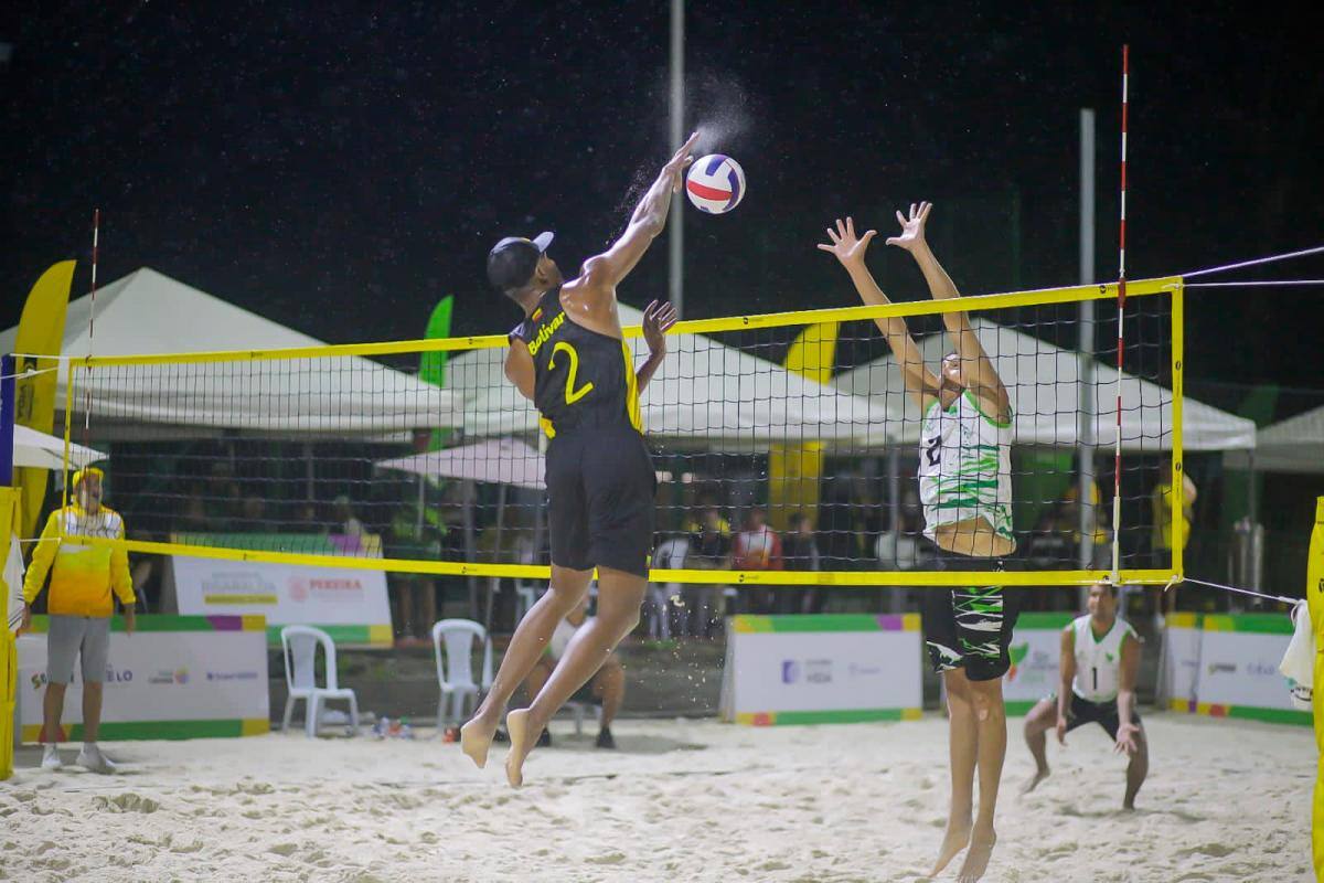 Bolívar a semifinal en el Voleibol Playa: Juegos Nacionales del Eje Cafetero