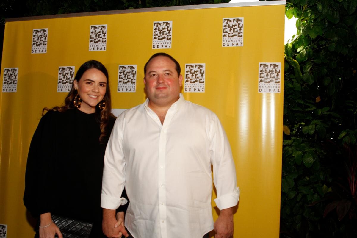 Alejandra Isaac y Fernando Nicolás Araújo.//Foto: Luis Eduardo Herrán - El Universal.