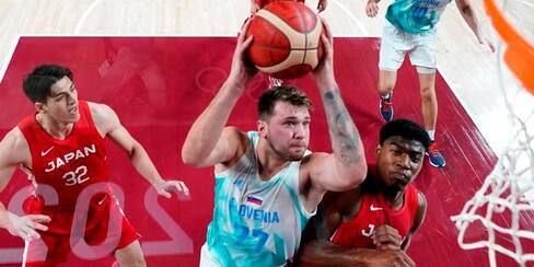 Doncic cumple ante Japón y amenaza a España