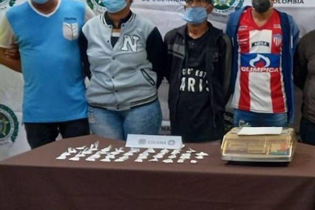 Capturadas siete personas en Barranquilla por tráfico de estupefacientes