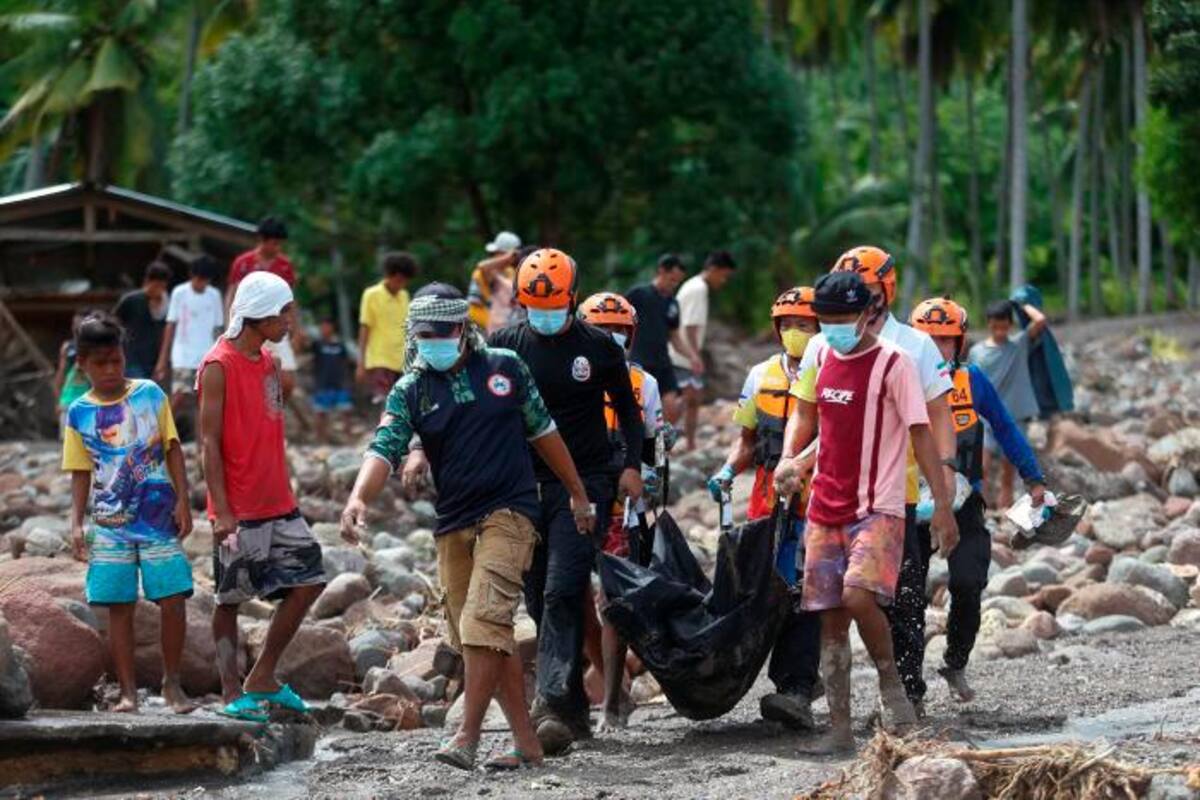 72 muertos, la trágica cifra que deja la tormenta Nalgae en Filipinas