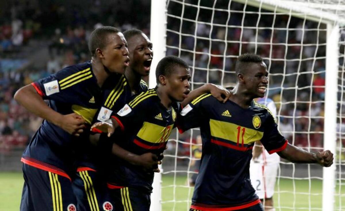 Colombia buscará dejar a Alemania en el camino en el Mundial sub 17. EFE DIVYAKANT SOLANKI