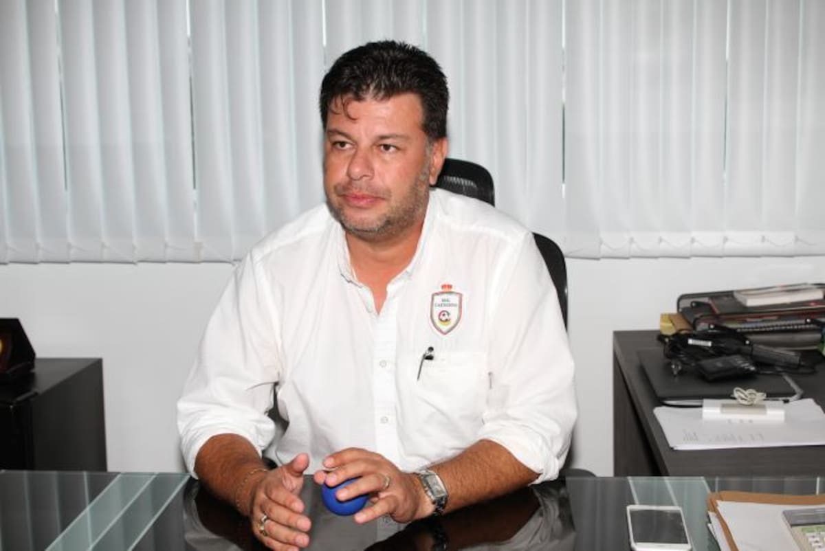 Rodrigo Rendón, presidente de Real Cartagena. ARCHIVO