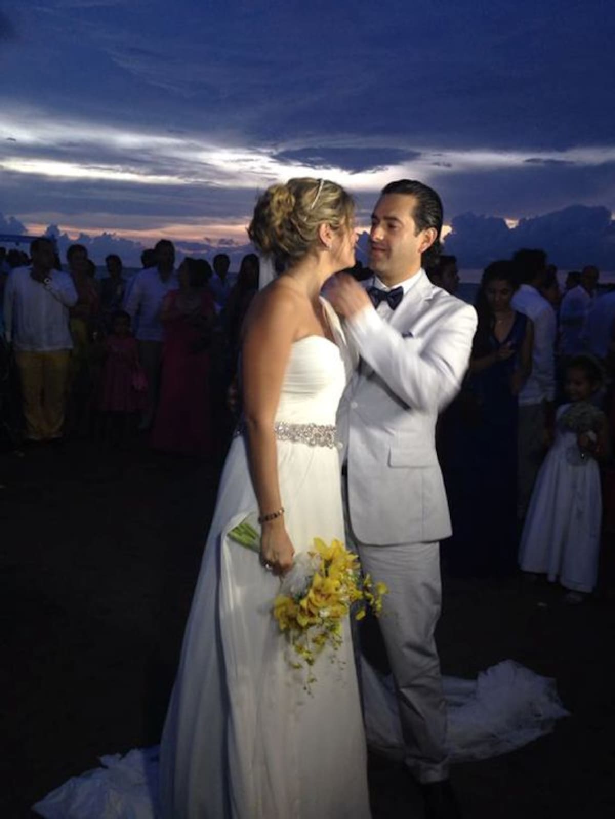 Boda de la periodista Andrea Guerrero y el empresario Alejandro Falla. CORTESÍA