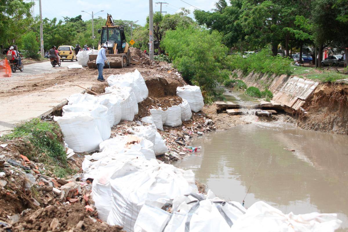 En El Campestre piden con urgencia el arreglo del canal pluvial