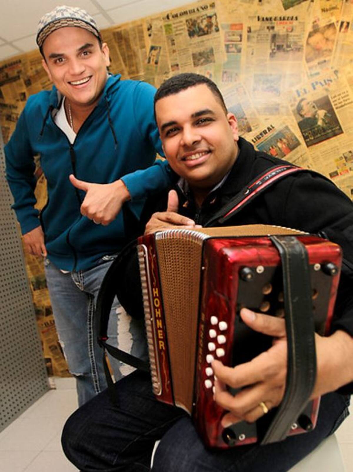 Silvestre Dangond y Rolando Ochoa. COLPRENSA
