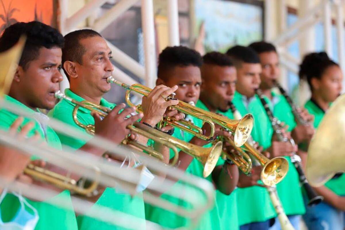 ¡Empezó el Festival Departamental de Bandas Bolívar Primero!