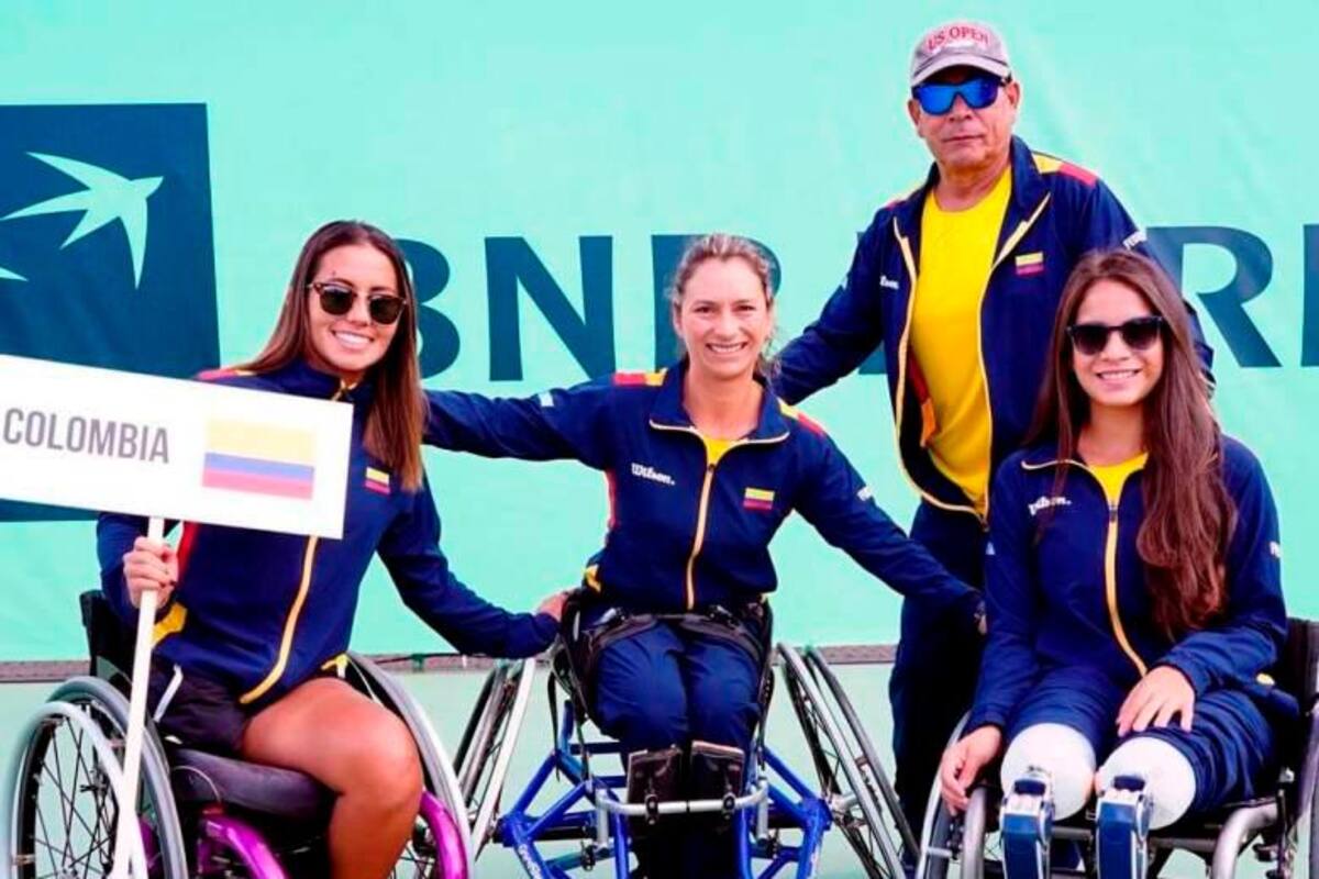 Histórico triunfo de tenistas colombianos en silla de ruedas