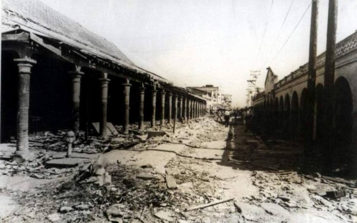 El Mercado público en 1979, desmonte interior. FOTOTECA HISTÓRICA